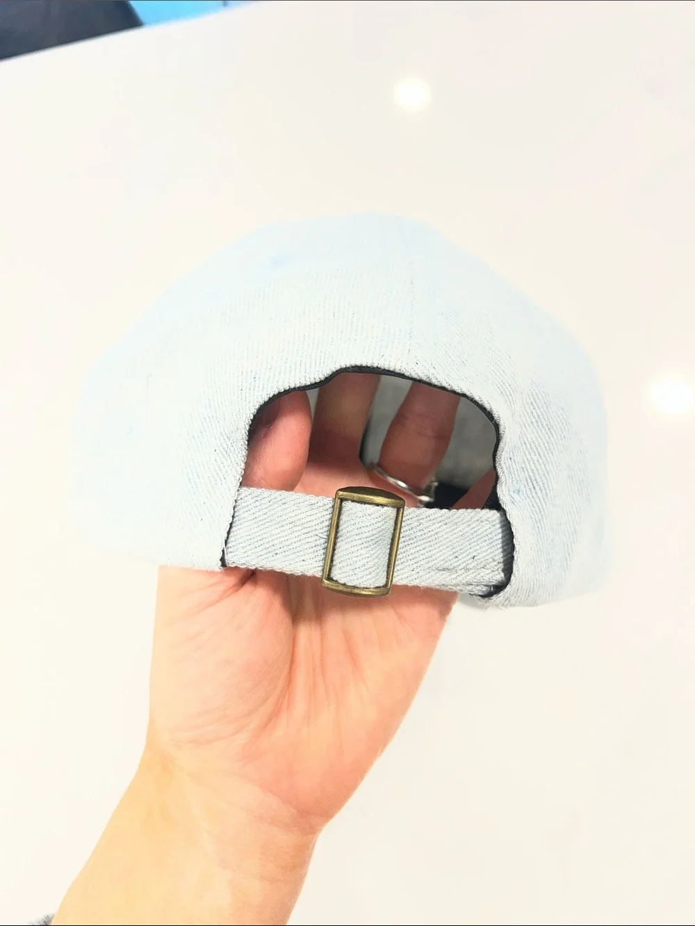 BRIDE Studded Baseball Cap - Light Blue